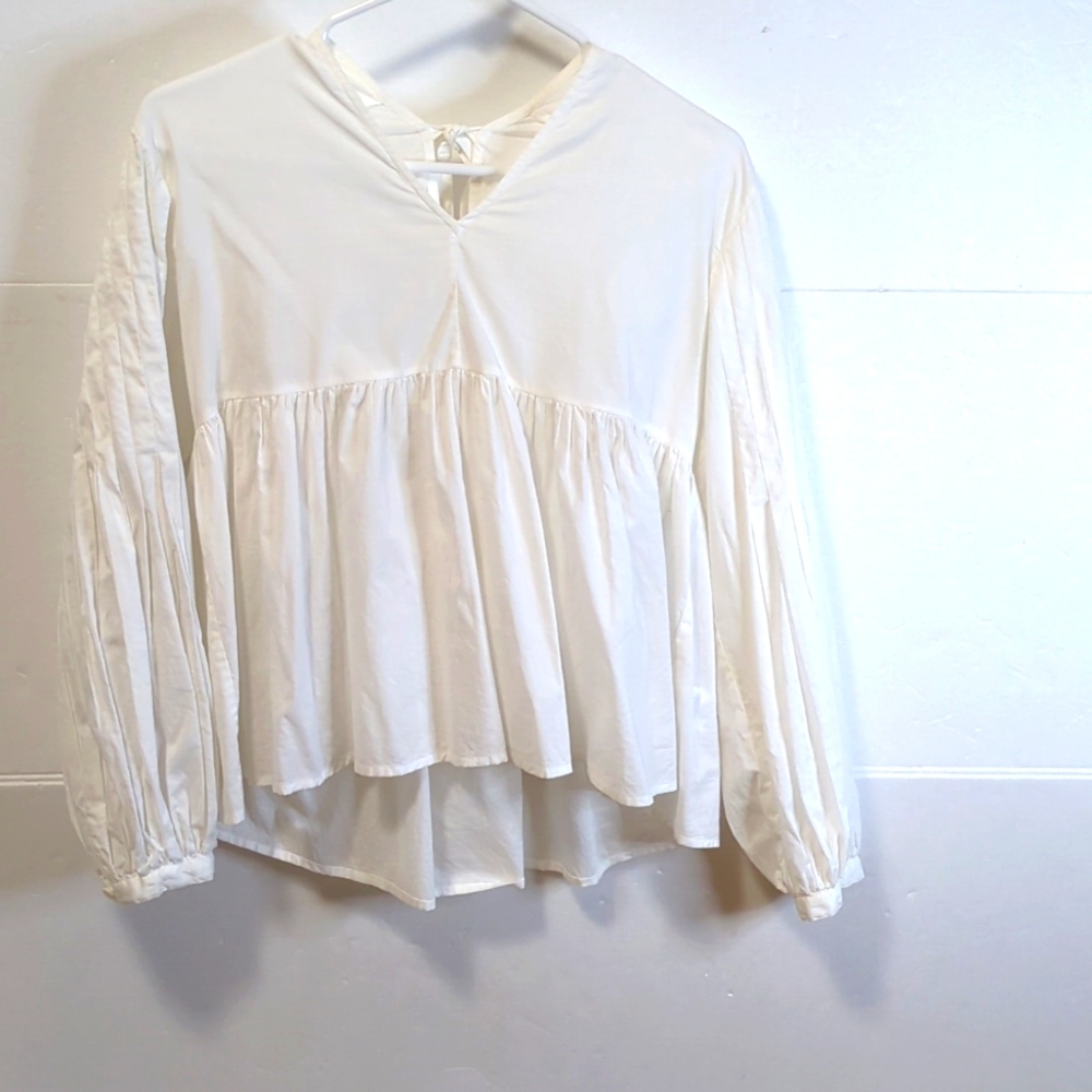 White Cotton Merlet Blouse